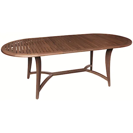 Butterfly Oval Extension Table